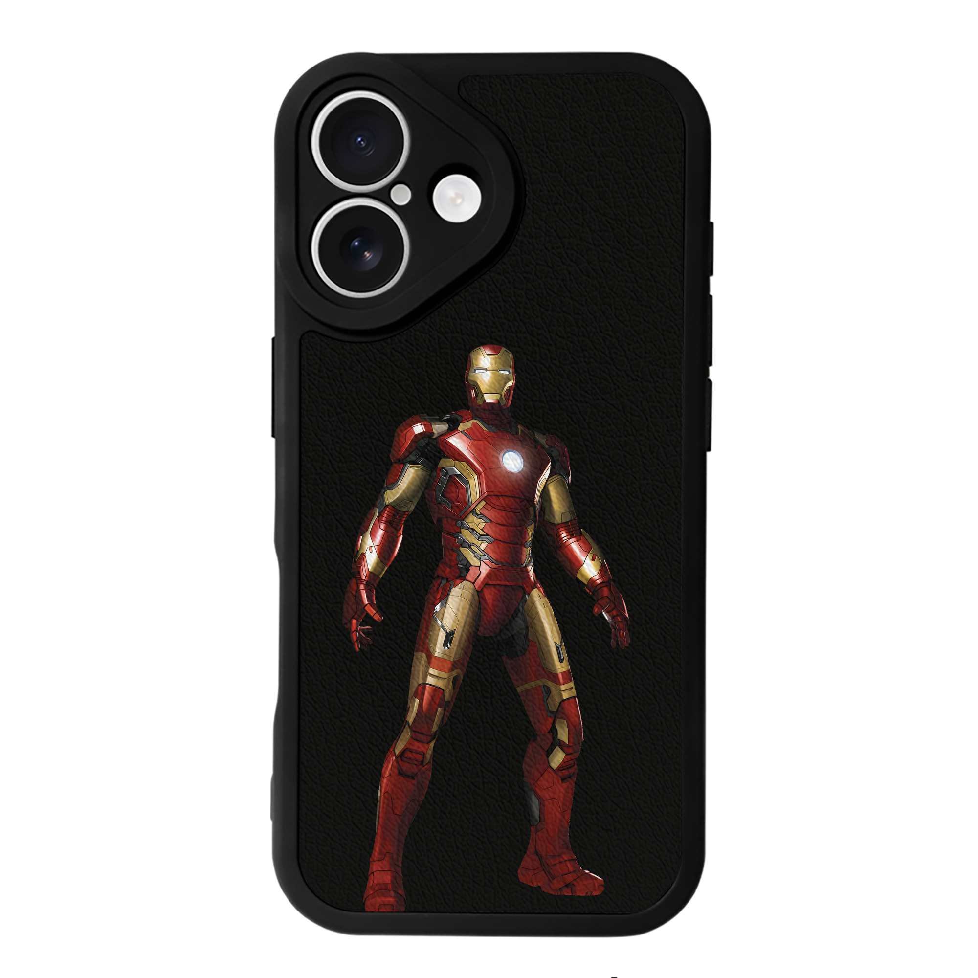 （画像用） アベンジャーズ The Avengers 【iPhone 16シリーズ対応】シリコンスマホケース（レザー調） 材質：シリコン